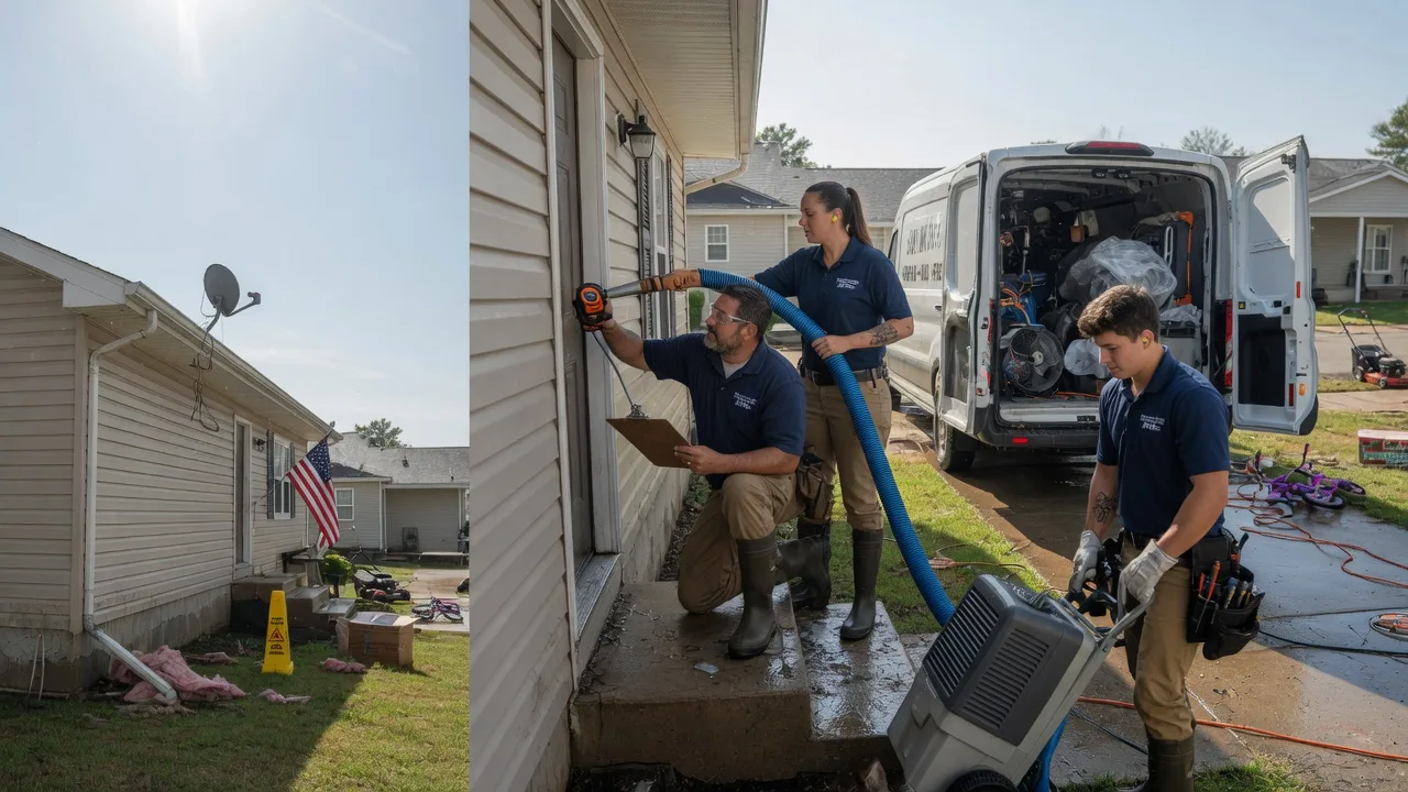 Ceiling Water Damage Restoration in Curryville, PA near me