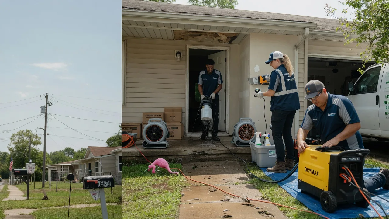 Storm Damage Water Removal in Curryville, PA near me